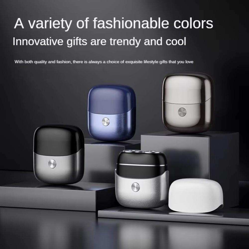 Magnetic Head Portable Rotating Razor Rotating Design Beard Razor Shaving Machine Household Use