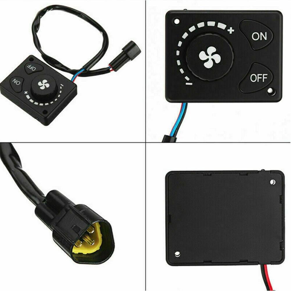 Controller Parking Heater Knob Diesel Air Knob LCD Plastic