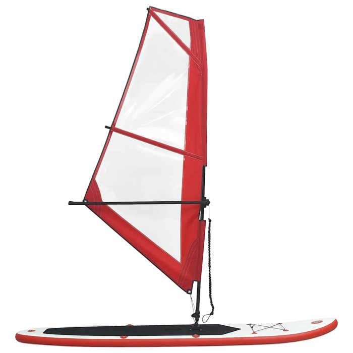VidaXL Ensemble de Planches SUP Gonflables avec Voile Planche de Surf Adulte Aileron Amovible Pompe à Main Kit de Réparation 92209