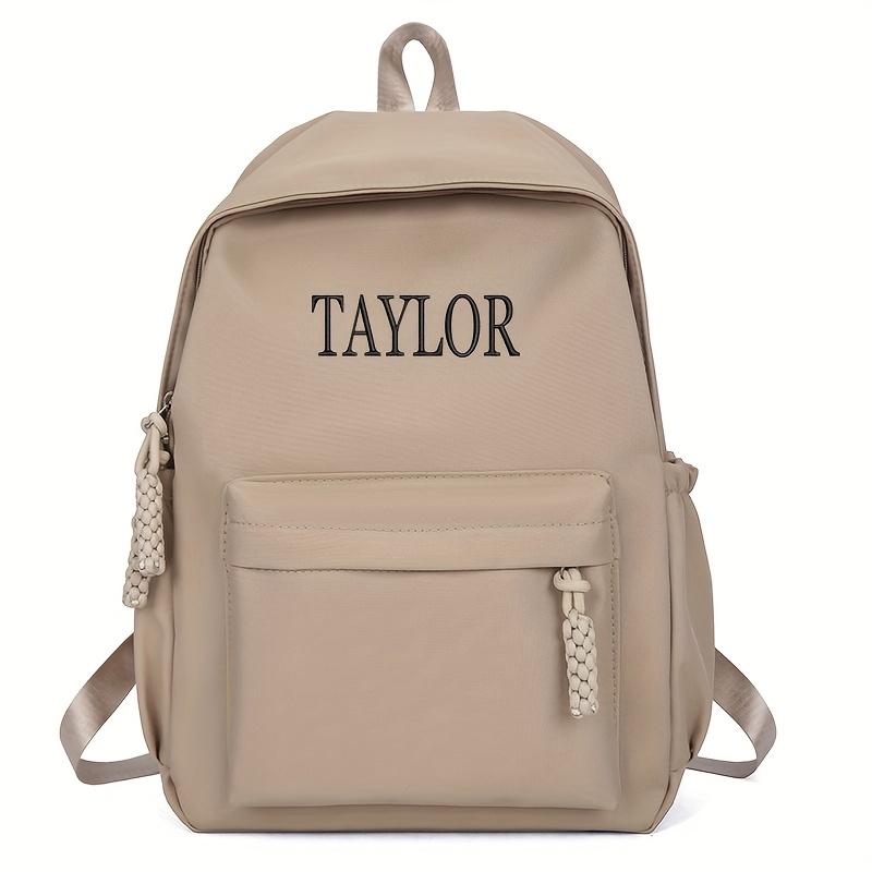 Embroidered Kid Backpack Large Capacity for School and Gift Personalized Backpack Custom Girl Boy School Bag