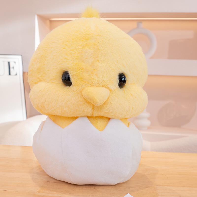 

Плюшевая кукла-подушка «Бобби Медведь» в виде цыпленка в скорлупе Small 32x22x23cm 0.38kg