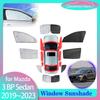 Full Cover Sunshades for Mazda 3 BP Axela Sedan ~ Front Window Curtain Rear Windshield Visor Mat Sun Protecti Accessorie