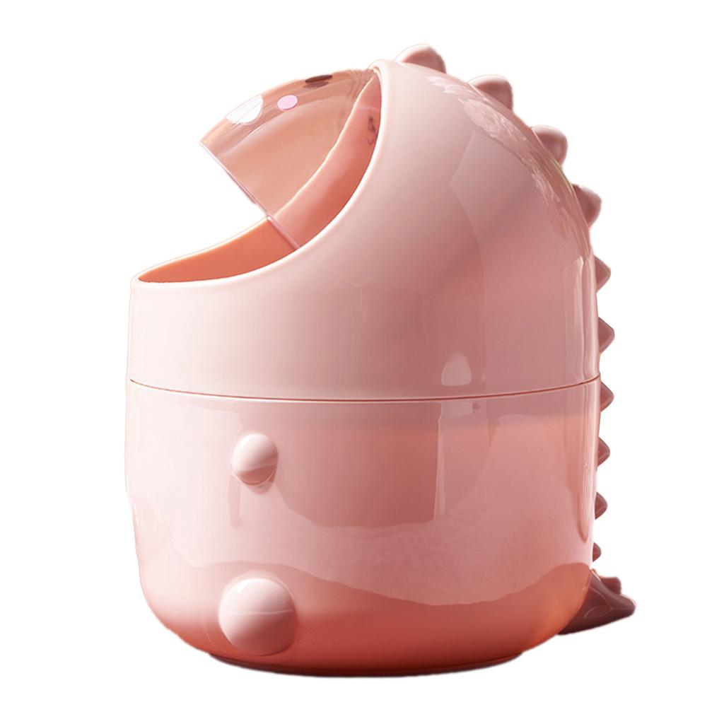 Desktop Trash Can Multifunctional Storage Bucket   Cover Cartoon Container Small Waste Bin for Home School