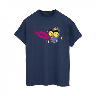 Womens/Ladies Big Hero 6 Baymax Fred Fired Up Cotton Boyfriend T-Shirt