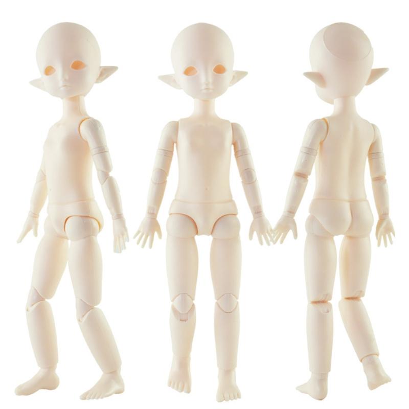 1 Stück für kreatives DIY-Handwerk Mädchen für Puppe mit flexiblen 22 Gelenken Spielset für Kleinkinder Kunsthandwerk Spielzeug Bildung