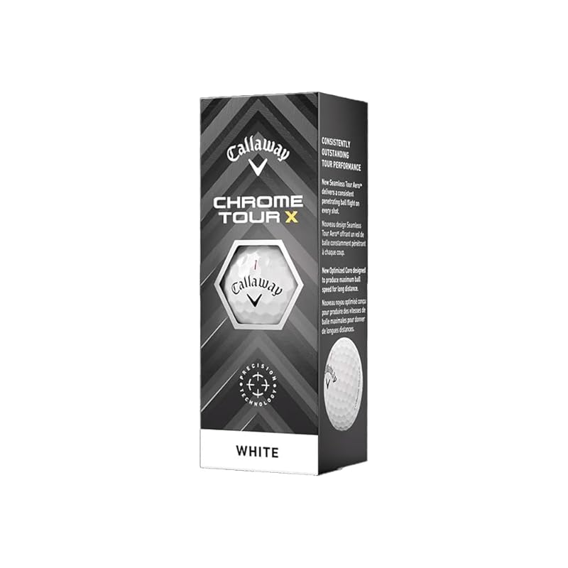 

CALLAWAY golf ball CHROME TOUR X ball white 3 pieces BL CG X 24 3B PK