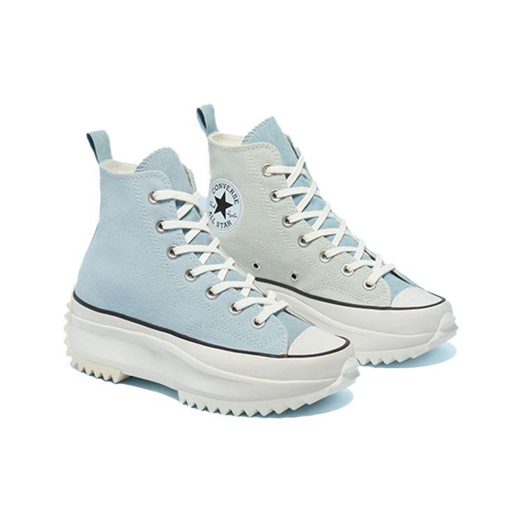 Converse Run Star Hike High Summer Denim - Blue Unisex Sneakers Vintage-White Black 171894C