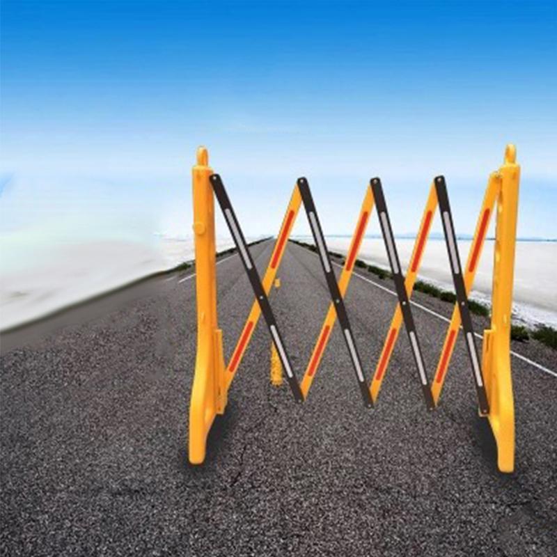 Expandable Mobile Barricade Plastic Traffic Fence Safety Barrier Gate for Road Isolation