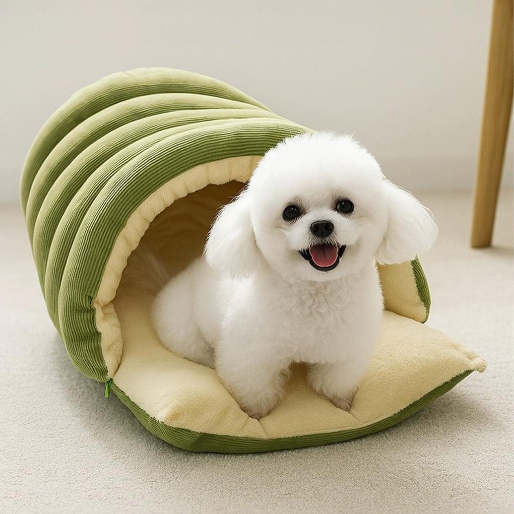 2025 Neues Haustierbett Abnehmbares Hundezelt Hundehütte Warmes Katzenhaus Reinigung Dicke Isolierung und Bequemes Plüsch für Katzen