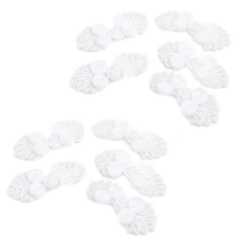 Chinese Knots for Frog Buttons 10 Pairs Chinese Traditional Clothes Ornament