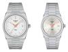 Tissot PRX40 Cadran Argenté et PRX35 Montre à Quartz Ensemble Paire (Cadran argenté) (P_T1374101103100_T1372101103100)