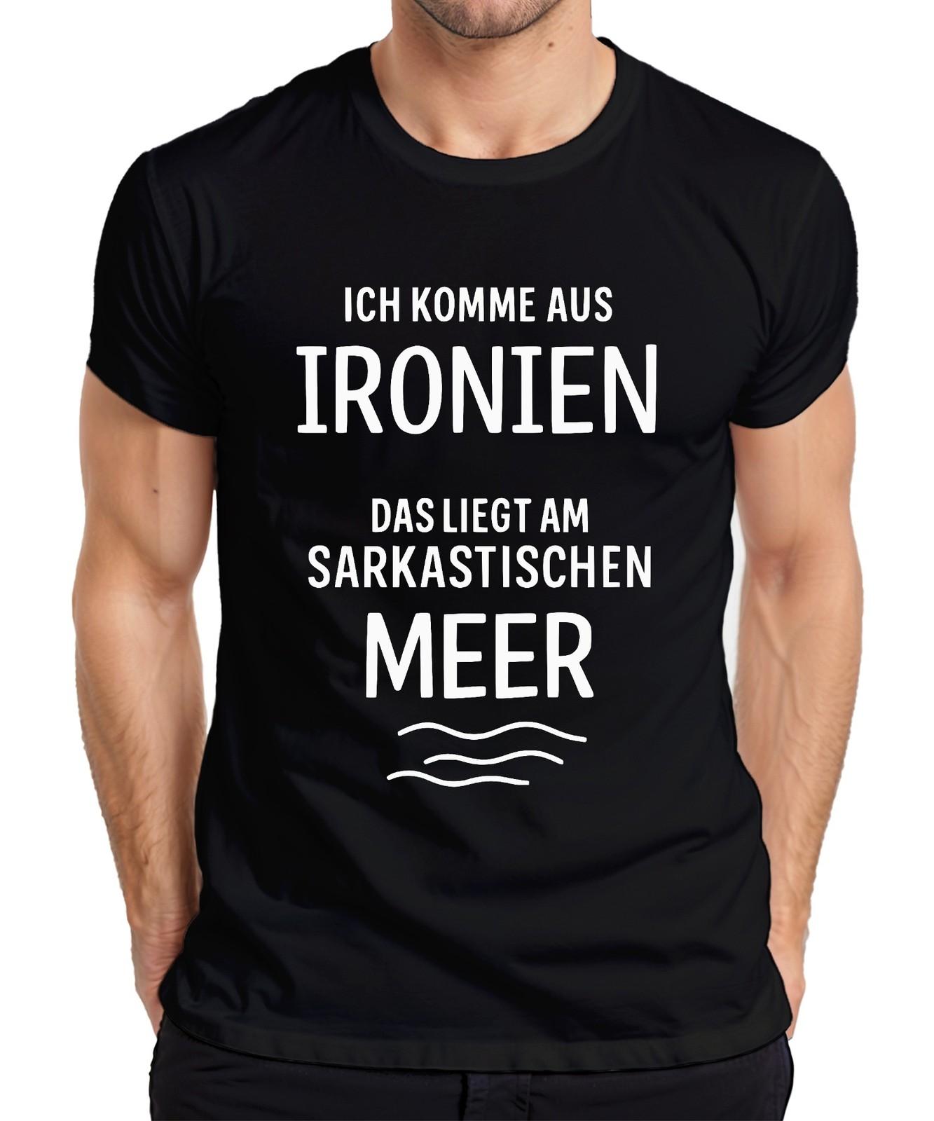I Come From Ironies Sarcastic Sea Sarcasm Humour Gift Mens T-Shirt- S разноцветный