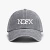 Nofx Rock Metal Baseball Cap Vintage Washed Denim Hat Summer Casual Unisex Adjustable Snapback Hats