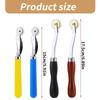20Pcs Leather Needle Point Tracing Wheel, 2MM 4MM Tracing Wheel Sewing Tool Leather Stitching Marking Spacing Wheel Tool