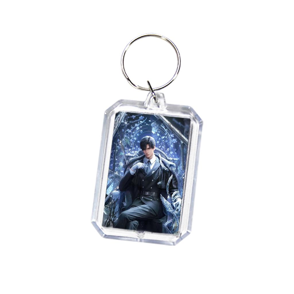 Game Love and Deepspace Rafayel Zayne Xavier Double-sided Photo Acrylic Keychain Backpack Keychain Pendant Fans Gifts Peripheral