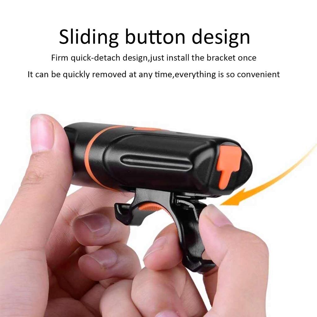 Bike Integrated Headlight Tail Light USB Chargeable High Brightness 6 Mode Night Riding Equipment