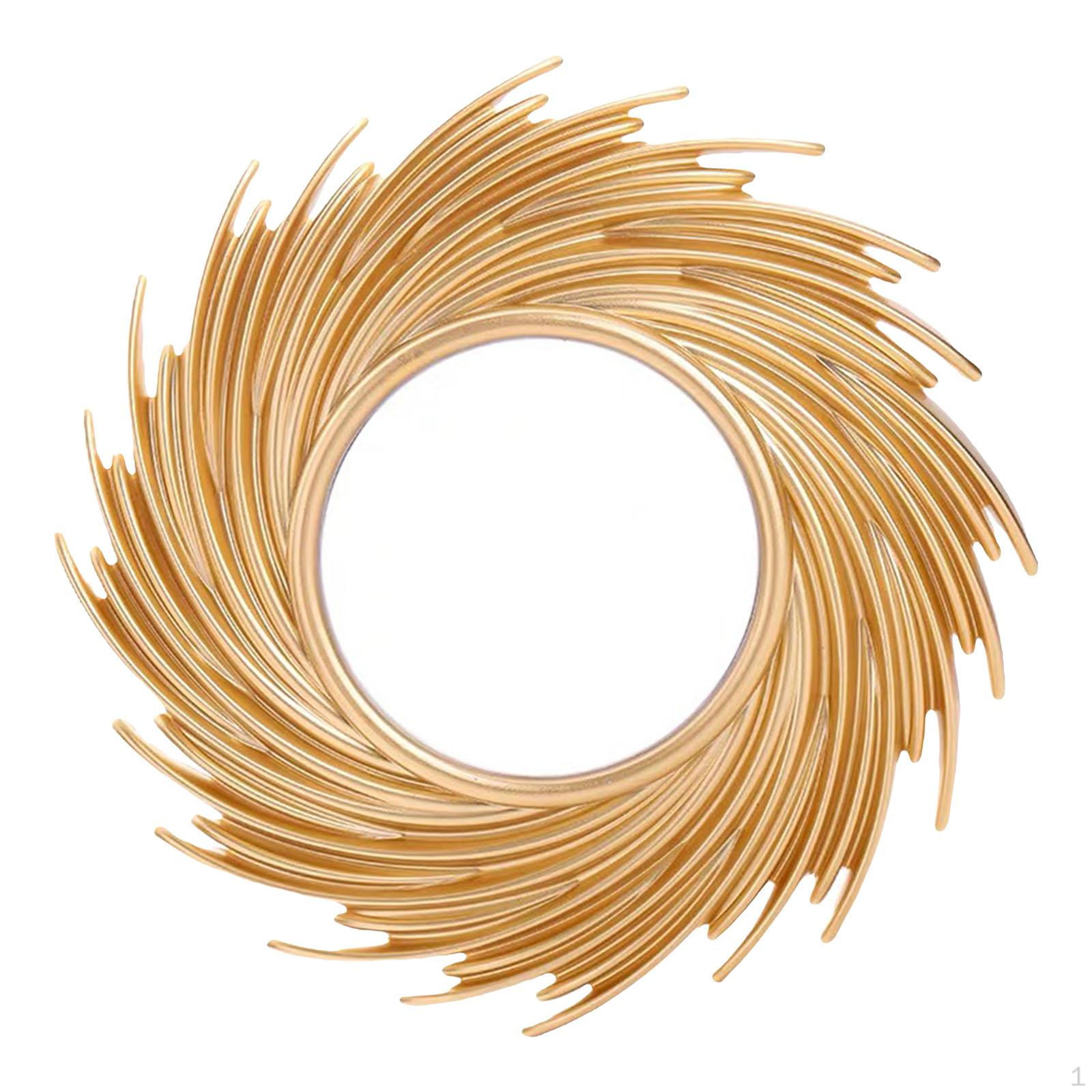 Круглое зеркало 25 см для настенного крепления в прихожей или отеле Aureate