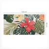 Decorative Gaming Desk Mat Tropical Flowers Leaves 120x60 cm