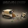 Military Tank WW2 German Army Building Block RSO/01 Track Tractor And 37mm Antitank Gun Pak35/36 Weapon Scale Model Figure Block Bricks Toys  Playsets