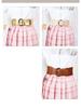 Women's Animal Print Elastic Leather Belt with Buckle