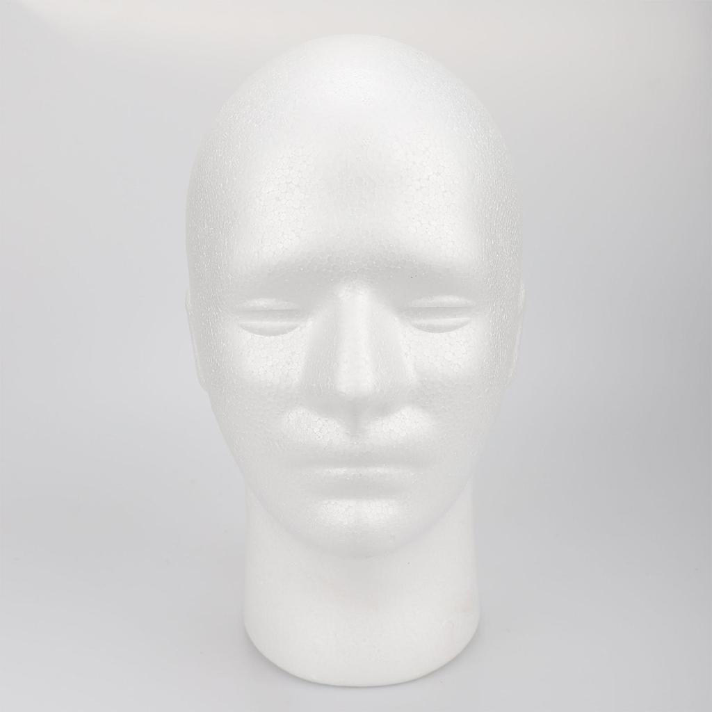 Wig Head Foam Wig Hat Display Stand Cosmetics Professional Display Stand For Drying Salon Travel Hair Hats Styling Style