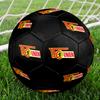 FC Union Berlin Size 5 Soccer Ball, Machine-Stitched PVC, Durable & High Bounce, All Ages Fit, fan merchandise, matches & outdoor use.