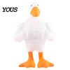 Pato Musculoso Accesorio de Escritorio Figura Musculosa de Resina, Estatua Fuerte de Fitness, Adorno Blanco Amarillo en Forma de Figura para Decoración de Mesa Hogar Oficina