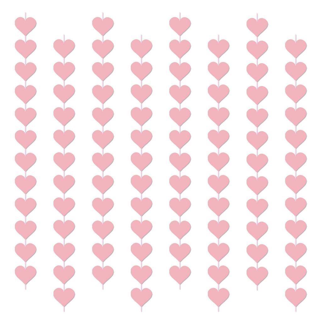 6/8 Stück Valentinstag Dekoration Liebesherz Hängeornament für Hochzeit und Verlobung Valentinstag Party Dekoration