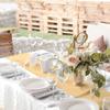 Disposable Polka Dot Tablecloth with Polyester Table Runner Waterproof Oil-Proof for Party Dining Table Decoration