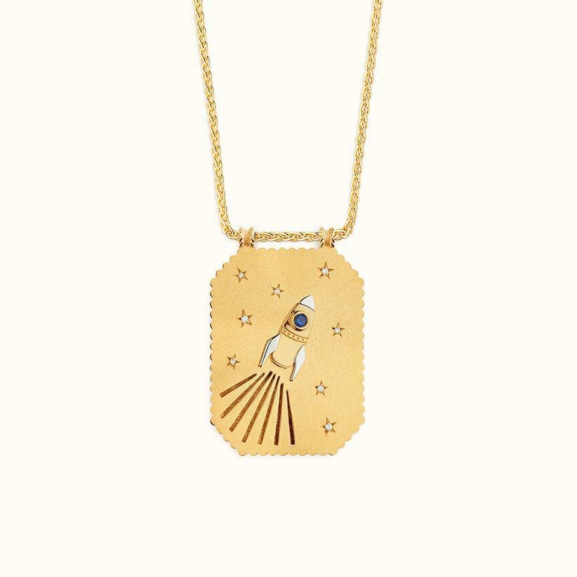 Bohemian Retro Tarot Card Long Rope Square Pendant Necklace for Women