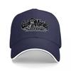 Berretto da Baseball con Logo Gas Monkey Garage Nero con Bordi Bianchi Vestibilità Classica per Unisex e Donne Stile Streetwear Cappello per Appassionati di Auto
