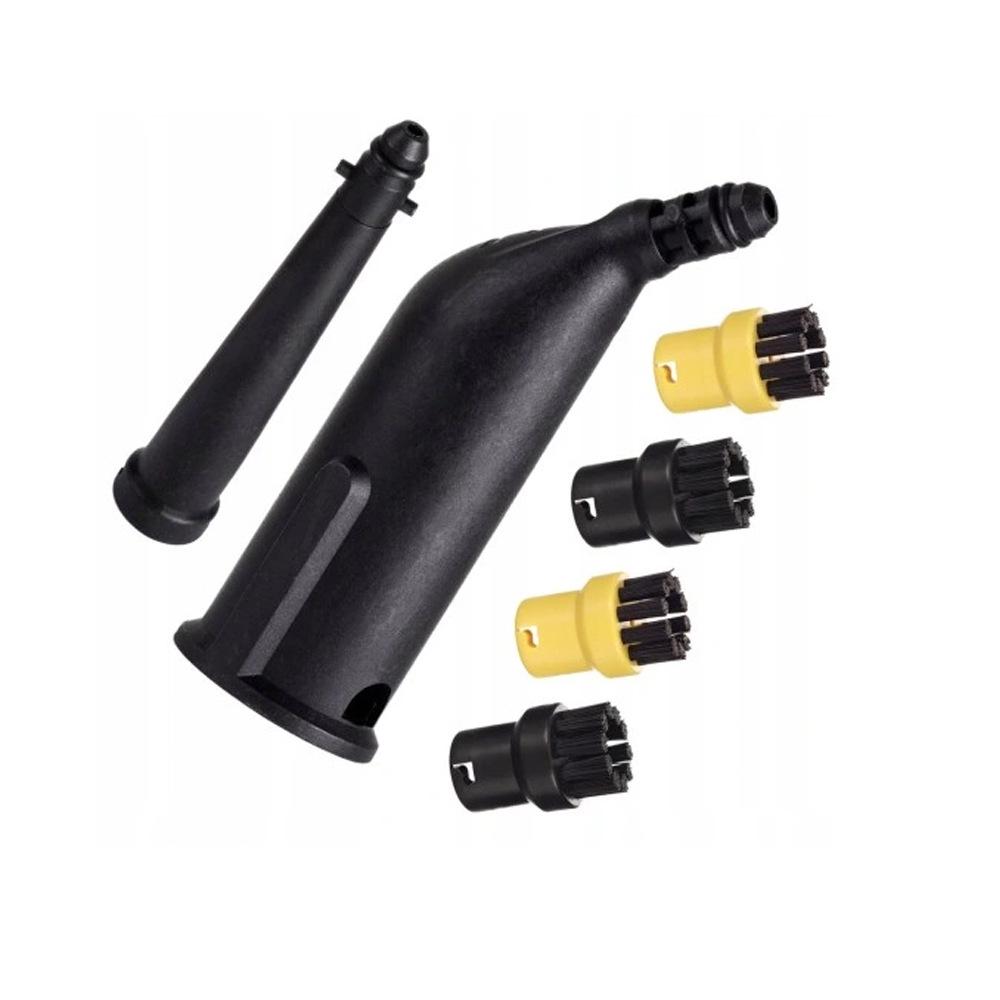 Kärcher SC Series Sada parních doplňků: Obsahuje malý kulatý kartáč, měděný kartáč, podlahovou hubici