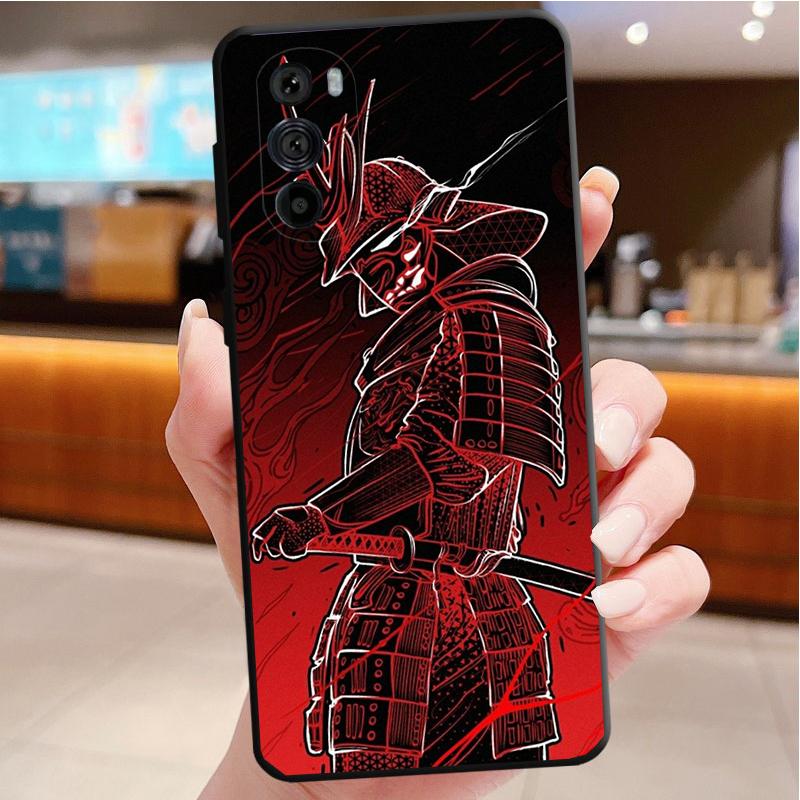

Phone Case For Motorola G Stylus 5G G Play G35 G45 G54 G24 G86 G04S E13 E14 E32 E32S Japanese Samurai Case Moto E13