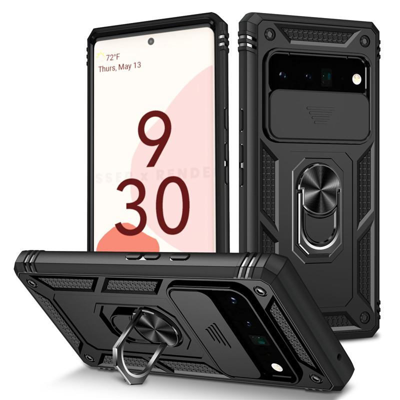 Applicable To Google Pixel 9A Sergeant Push Window Mobile Phone Case Pixel 10 Bracket Anti-drop Protective Case