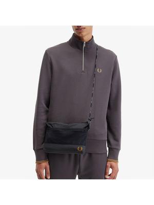 [hq Genuine] Fred Perry Crinkle Nylon Mesh Sacoche Bag  297  Cfpu2417287 297 qzgCfpu2417287 297