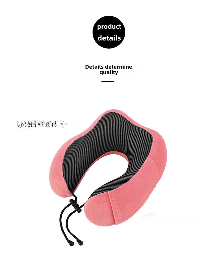 Memory Foam U-Shaped Neck Pillow for Travel & Airplane