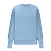 Damen Pullover mit Farbe und Sweatshirt Plüsch Langarm Mode Sweatshirt