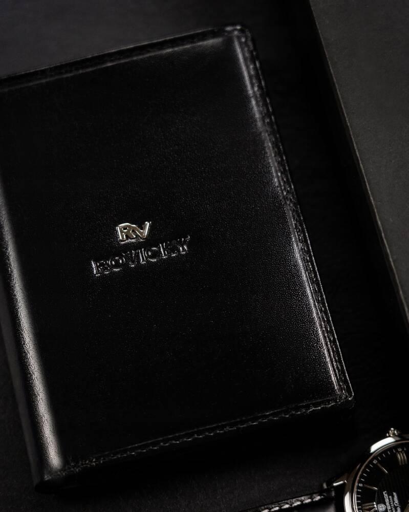Velká kožená pánská peněženka systém RFID Rovicky