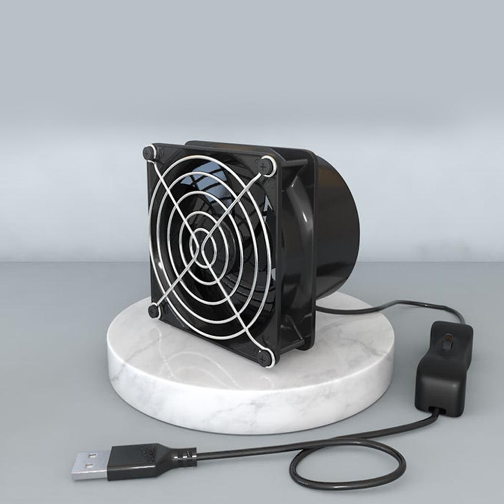 USB Powered Solder Smoke Absorber ESD Fume Extractor Fan Pipe Duct Exhuast Fan with 1/3/6M Pipe Tub Ventilation Fan