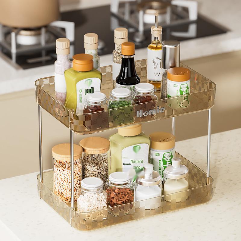 Light Luxury Cup Holder Rack - Large Capacity Kitchen & Living Room Storage with Drain Tray