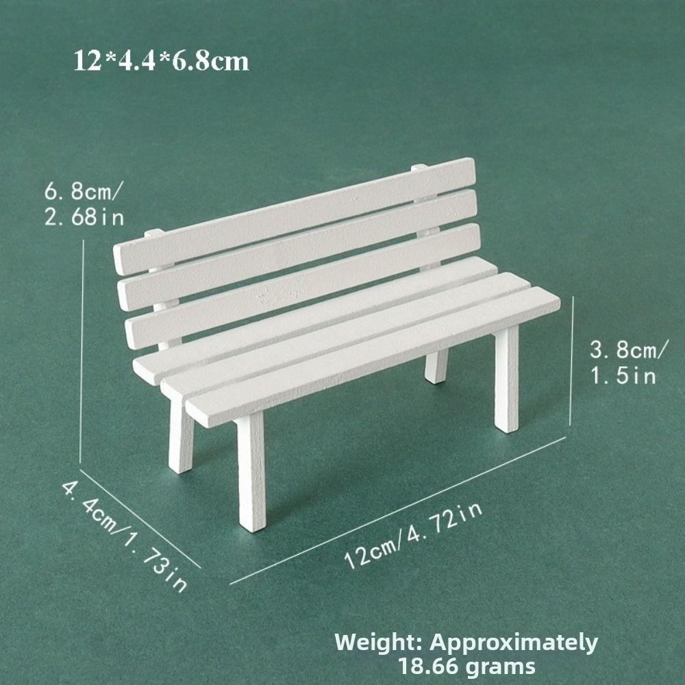 Multistyles Wood Coffee Dining Table Chairs Modern Simple Simulation End Table for OB11 Doll