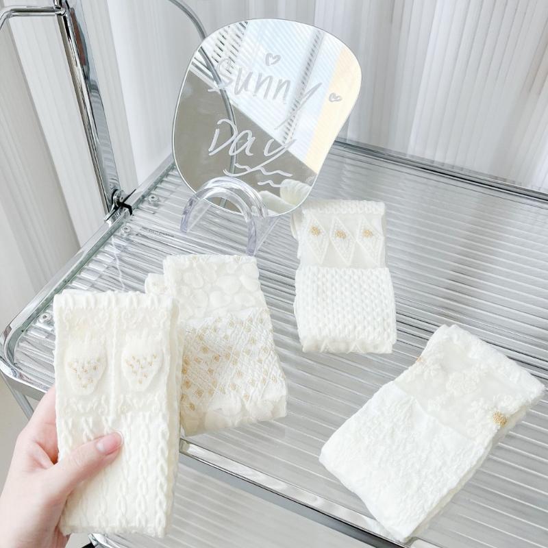 Womens Knee High Stocking Lace Top Stockings Silky Stocking Tights for Womens Girls Knee High Lace Mesh Socks