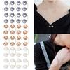 8Pcs Artificial Pearls Clothing Pin Jeans Waist Tighteners Pin Dress Safety Pin Cardigan Safetp Pin Shawl Sweater Clip