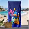 Pocoyo Aufdruck Schnelltrocknendes Strandtuch Super Saugfähiges Weiches Leichtes Badetuch für Pool Sommer Reisen