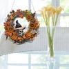 Halloween Skeleton Rhinestone Diamond Art Pendants Diamond Painting Wreath Decor DIY Diamond Garland Pendant Kit for Wall Window