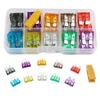 50PCS/Lot Car Fuses 2A 3A 5A 7.5A 10A 15A 20A 25A 30A 35A Amp with Box Clip Assortment Auto Blade Type Fuse Set Truck