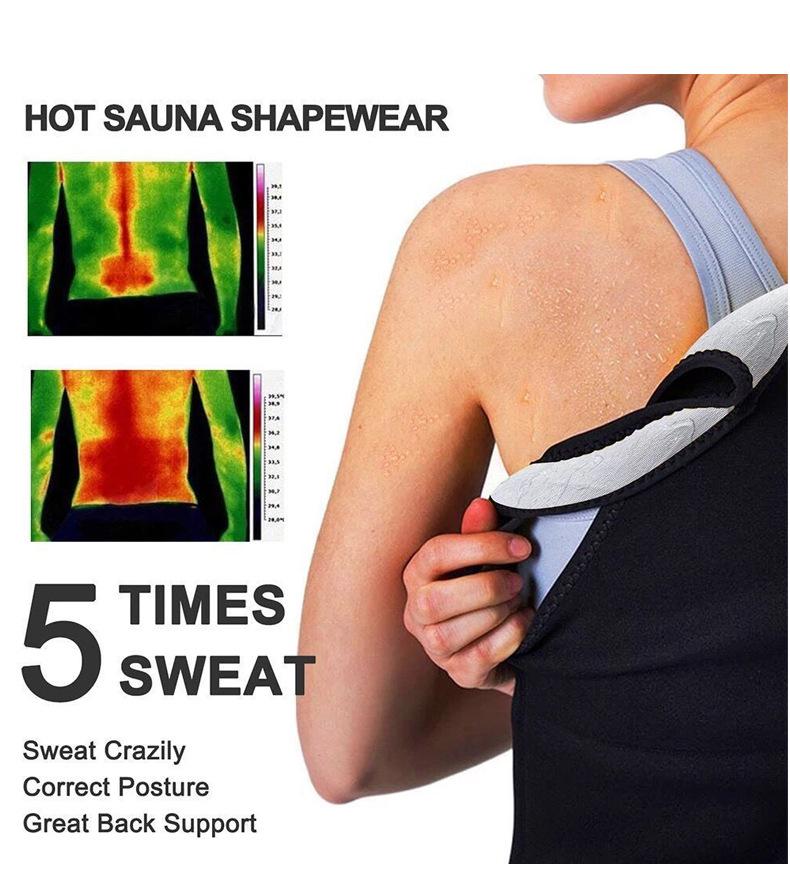 Unisex Sauna Sweat Vest: Slimming, Shaping, and Fat Burning Fitness Top