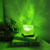 Dynamic Mode Rotating Water Ripple 16 Color Changing Crystal Projector Remote Control Atmosphere Space Night Light Table Lamp