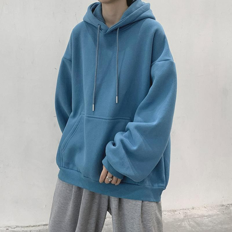 Frühlings- und Herbstpullover Herren Allround Grau Locker Allround Student Dünner Pullover Kapuzenjacke