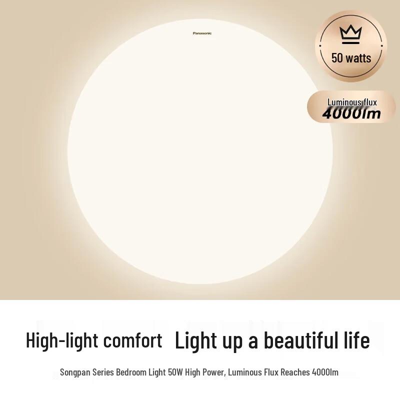 Panasonic Vintage 50W Smart Full Spectrum Eye-Protection Ceiling Light
